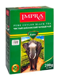 Чай impra Extra черный мелколистовой 200г к/к (4791021940777)